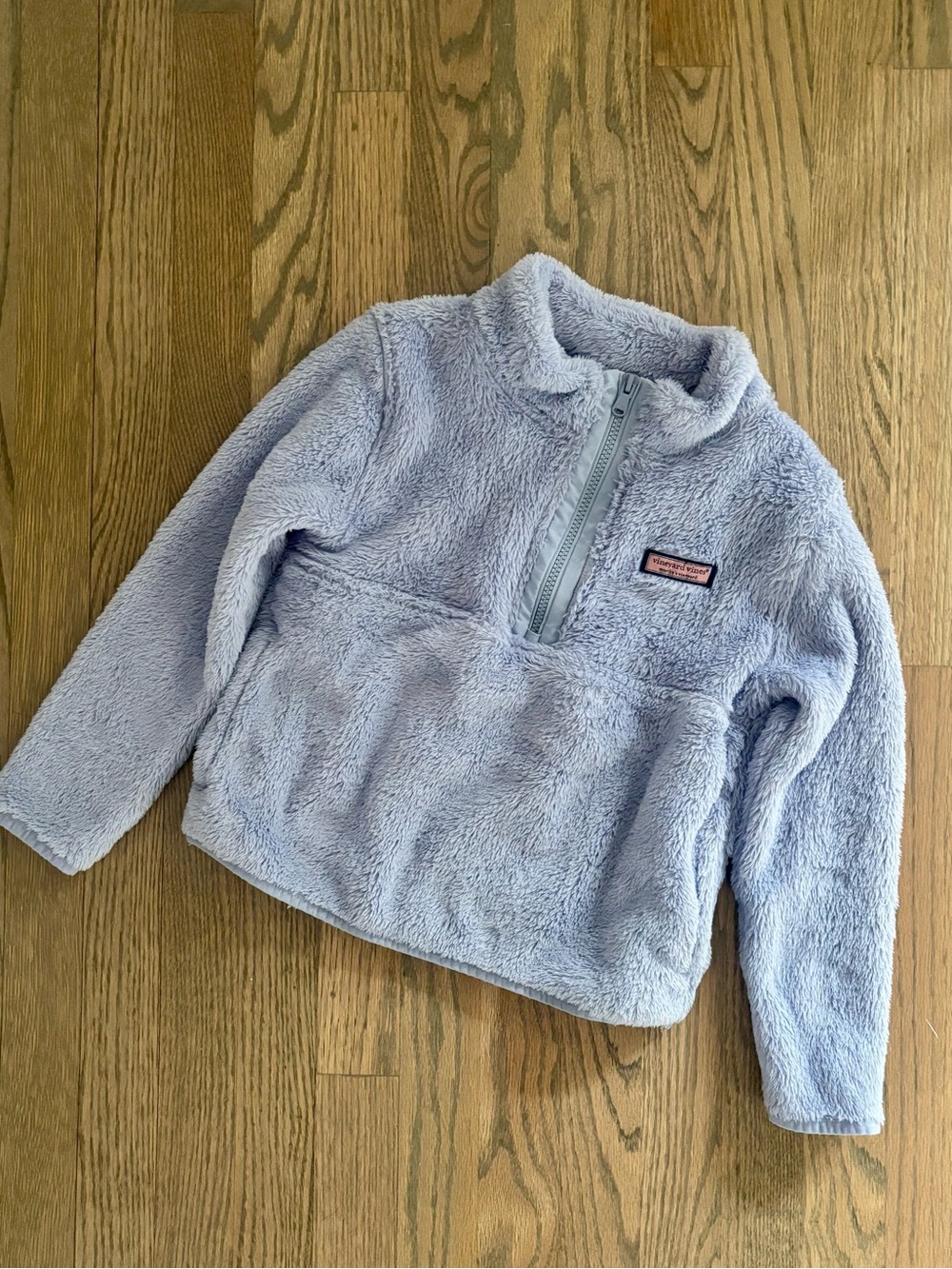 Vineyard Vines Kids Plush Half-Zip Pullover - Light Lavender